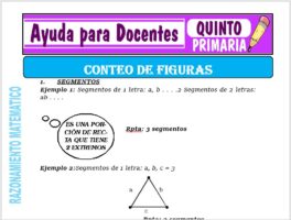 Modelo de la Ficha de Actividad de Conteo de Figuras para Quinto de Primaria