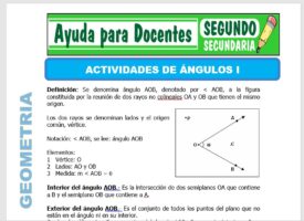 Actividades de Ángulos I para Segundo de Secundaria – Ayuda para Docentes