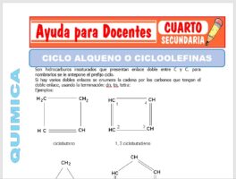 Modelo de la Ficha de Ciclo Alqueno para Cuarto de Secundaria