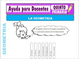 Modelo de la Ficha de Concepto a la Geometría para Quinto de Primaria