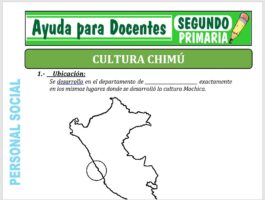 Modelo de la Ficha de Cultura Chimú para Segundo de Primaria
