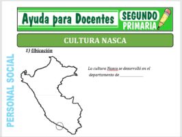 Modelo de la Ficha de Cultura Nazca para Segundo de Primaria