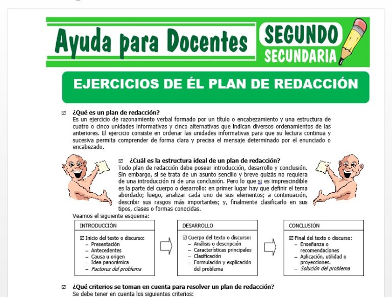 Razonamiento Verbal para Segundo de Secundaria – Ayuda para Docentes