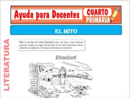Modelo de la Ficha de El Mito para Cuarto de Primaria