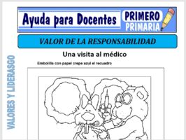 Modelo de la Ficha de El Valor de la Responsabilidad para Primero de Primaria