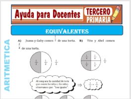 Modelo de la Ficha de Equivalentes para Tercero de Primaria