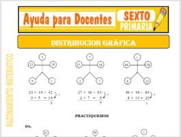 Modelo de la Ficha de Distribución Gráfica para Sexto de Primaria