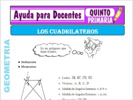Modelo de la Ficha de Los Cuadriláteros para Quinto de Primaria