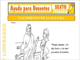 Modelo de la Ficha de Nacimiento de una Iglesia para Sexto de Primaria