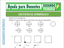 Modelo de la Ficha de Fichas de la Secuencia Simbólica para Segundo de Primaria