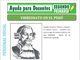 Modelo de la Ficha de Virreinato en el Perú para Segundo de Primaria