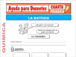 Modelo de la Ficha de La materia para Cuarto de Primaria