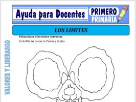 Modelo de la Ficha de Fichas de los Limites para Primero de Primaria