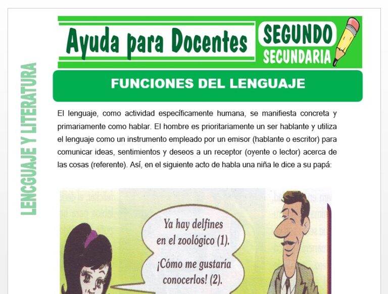 Lenguaje y Literatura para Segundo de Secundaria – Ayuda para Docentes