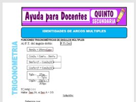 Modelo de la Ficha de Identidades de Arcos Múltiples para Quinto de Secundaria