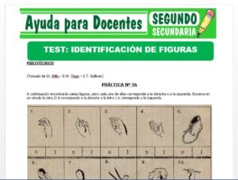 Modelo de la Ficha de Identificación de Figuras para Segundo de Secundaria