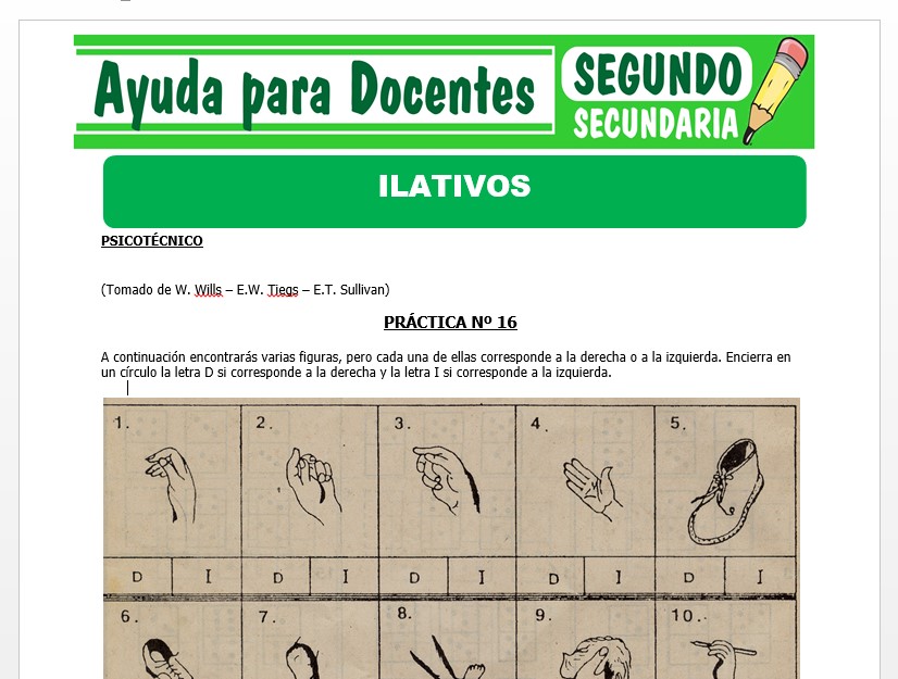 Modelo de la Ficha de Ilativos para Segundo de Secundaria Modelo de la Ficha de Ilativos para Segundo de Secundaria