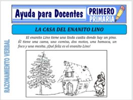 Modelo de la Ficha de La Casa del Enanito Lino para Primero de Primaria