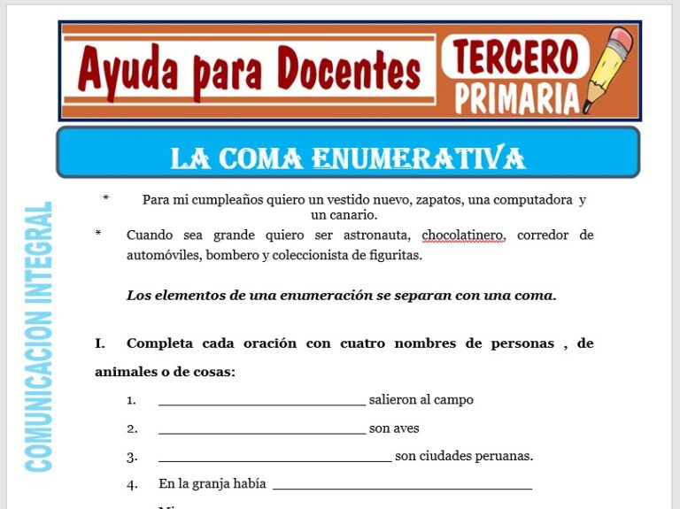 Comunicación Integral para Tercero de Primaria – Ayuda para Docentes