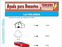 Modelo de la Ficha de La Palabra para Tercero de Primaria