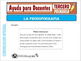 Modelo de la Ficha de La Prosopografía para Tercero de Primaria