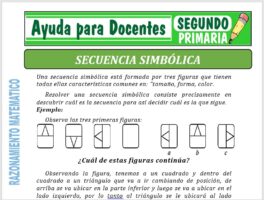 Modelo de la Ficha de La Secuencia Simbólica para Segundo de Primaria