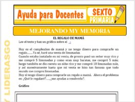 Modelo de la Ficha de Majorando mi Memoria para Sexto de Primaria