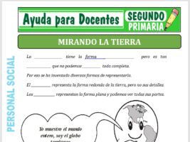 Modelo de la Ficha de Mirando la Tierra para Segundo de Primaria