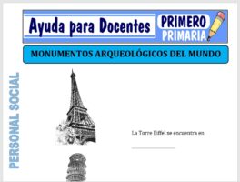 Modelo de la Ficha de Monumentos Arqueológicos del Mundo para Primero de Primaria