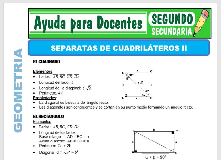 Geometría para Segundo de Secundaria – Ayuda para Docentes