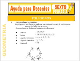 Modelo de la Ficha de Los Polígonos para Sexto de Primaria