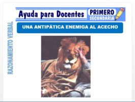 Modelo de la Ficha de Una Antipática Enemiga al Asecho para Primero de Secundaria