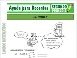 Modelo de la Ficha de Fichas de él Doble para Segundo de Primaria